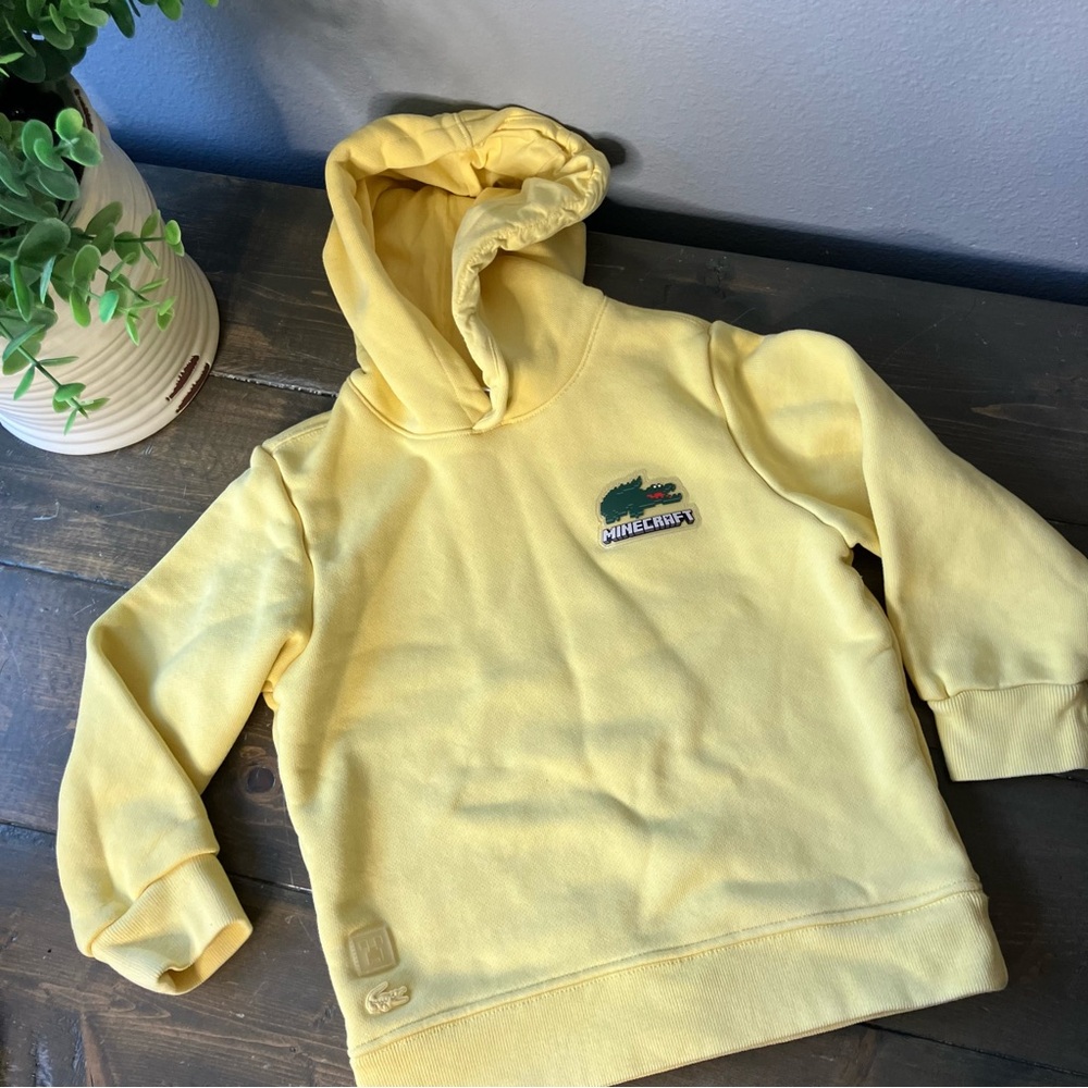 lacoste x minecraft Hoodie Yellow Boys 5 Kids